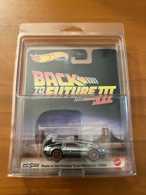 Hot Wheels Premium Back to Future Time Machine Delorean Train Wheels Protector