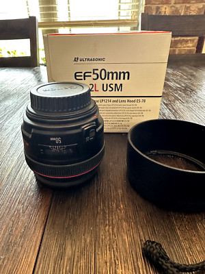 Canon EF L series 50mm f/1.2 lens EF5012LU