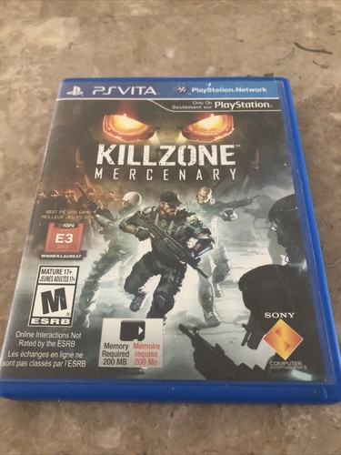 SONY - PSVITA 2000 「killzone」 Killzone: Mercenary (Sony PlayStation Vita, USA copy) PS