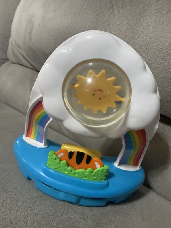 1 Fisher Price Rainforest Jumperoo Replacement Teether Toy Rainbow Lion
