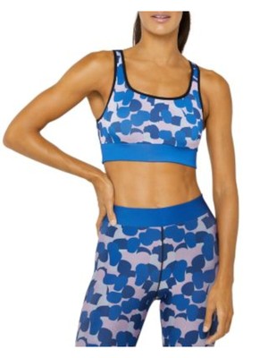 Облегающий синий спортивный бюстгальтер COR