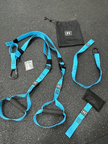 (P3) Pro suspension straps, bodyweight training straps, indoor/outdoor training
