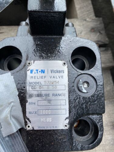 VICKERS RELIEF VALVE  CG-06-B-50 CG06B50; 125-1000 PSI EATON Factory Refurbished