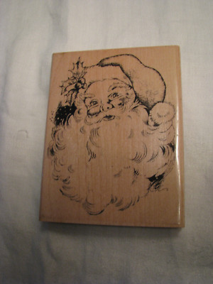 NEW Stampendous JOLLY SANTA Ink Stamp 5-1/4'' x 4''