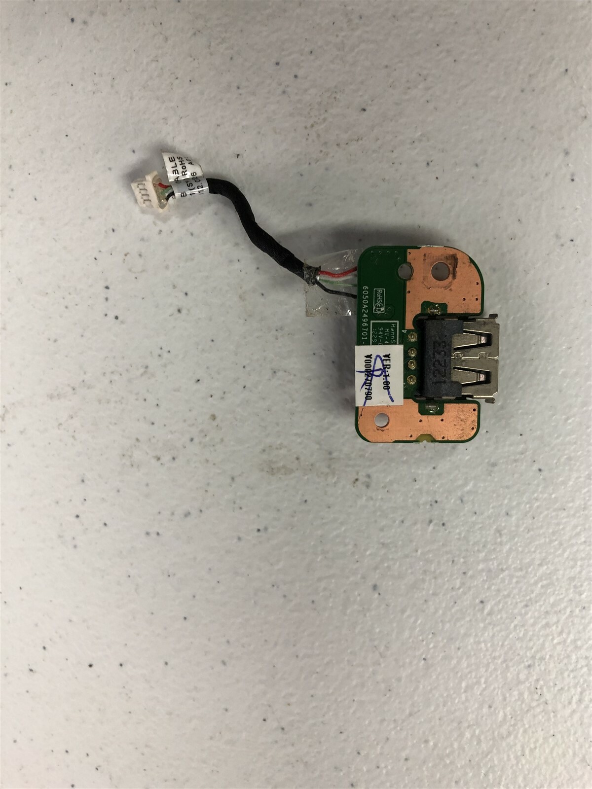 Toshiba Satellite C855D Series USB Port Board w/ Cable V000270790