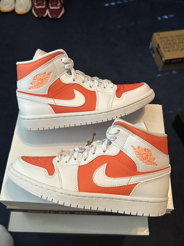 ナイキ NIKE ジョーダン 1 ミッド ホワイトローズ レディース 20cm Jordan Brand（NIKE） - ナイキ NIKE ジョーダン 1 ミッド