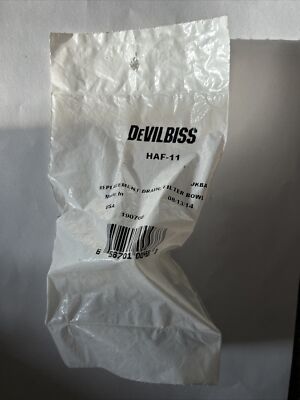 DeVilBiss HAF-11 Drain Filter Bowl NEW Paint Gun Part