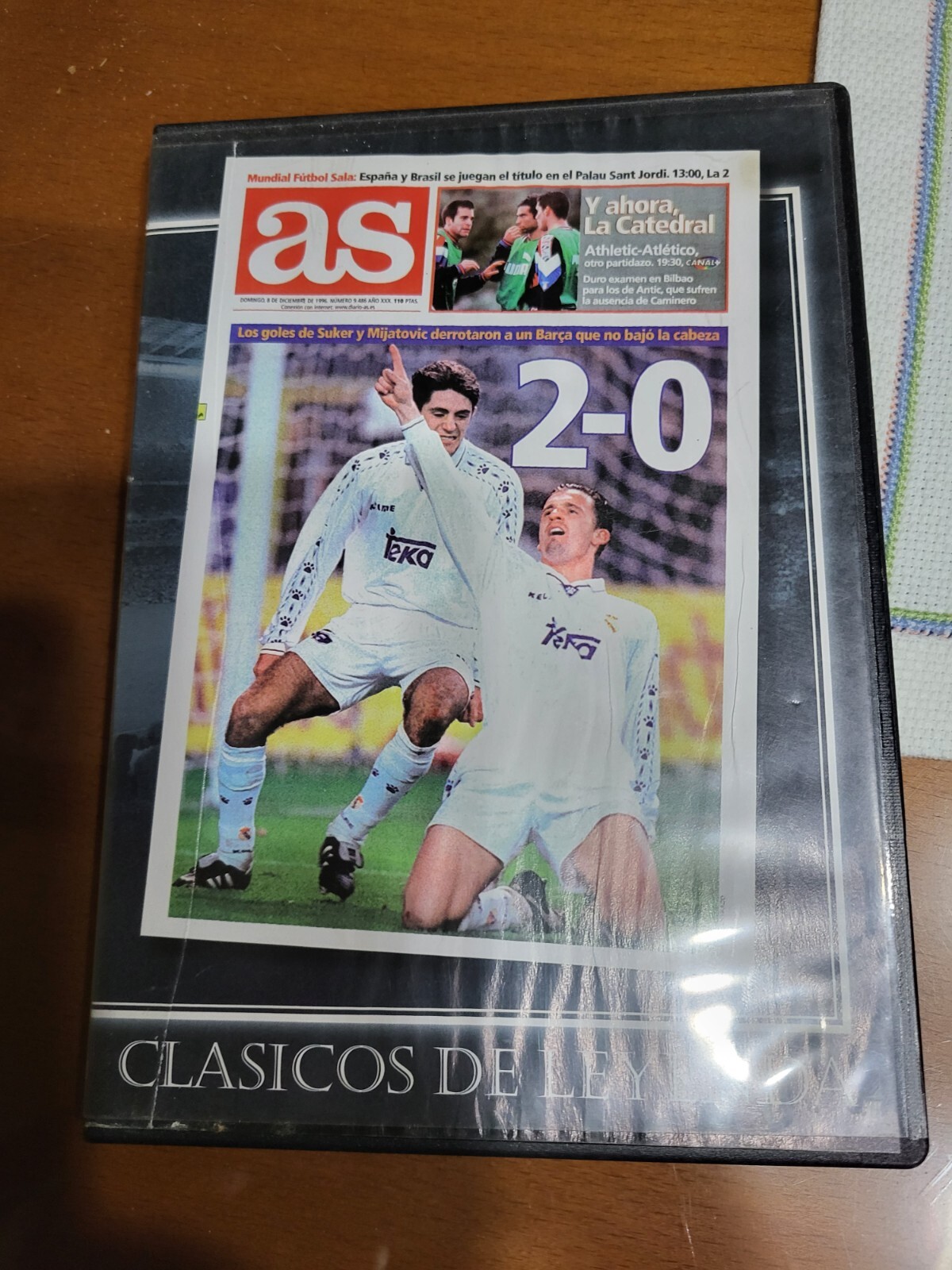 ＣＬＡＳＳＩＣ ＤＥＲＢＹ レアルマドリッド Ｖ バルセロナ：未使用品DVD CLASSIC DERBY レアルマドリッド V バルセロナ：未