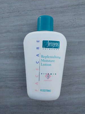 Vintage 1997 Jergens Face Lotion Vitamin E New Hypoallergenic All Skin Types 4oz