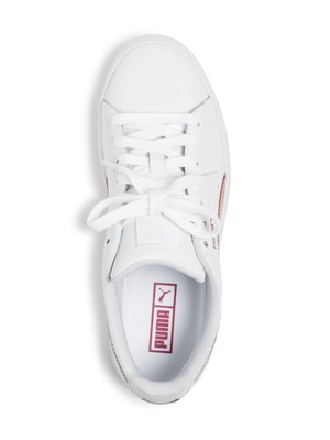 

Женские белые кроссовки PUMA Comfort Clyde на шнуровке с мягкой подкладкой, Белый, 37047001