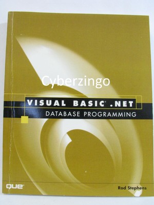 Visual Basic .NET Database Programming Vintage 2002 PREOWNED