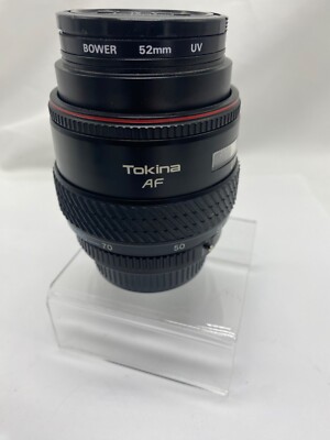 Tokina AF lens 28-70mm 1:2.8-4.5 Macro, PK mount bayonet with Bower UV filter