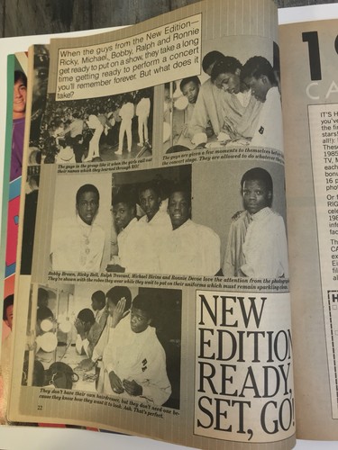 Right On Magazine June 1984 Michael Jackson Alfonso Ribeiro Cover Bobby Brown