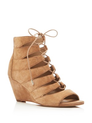 

Женские сандалии-гладиаторы SAM EDELMAN Oatmeal Beige Santina Minmond Wedge 9,5 M, Бежевый, E4920L1