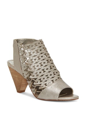 

VINCE CAMUTO Женские сандалии Sandy Silver Beige Laser Cut Caged Emberla, Бежевый, VC-EMBERLA