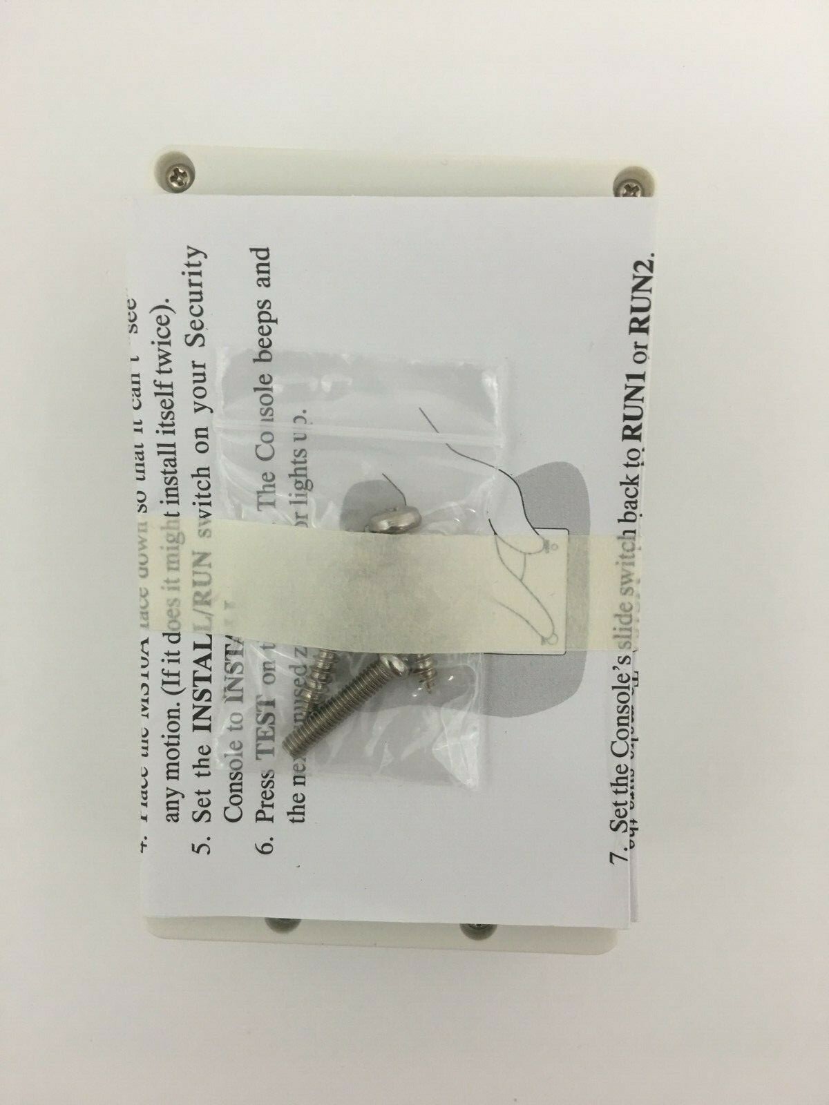 Powerhouse X-10 Wireless Security Motion Detector Sensor Model MS10A