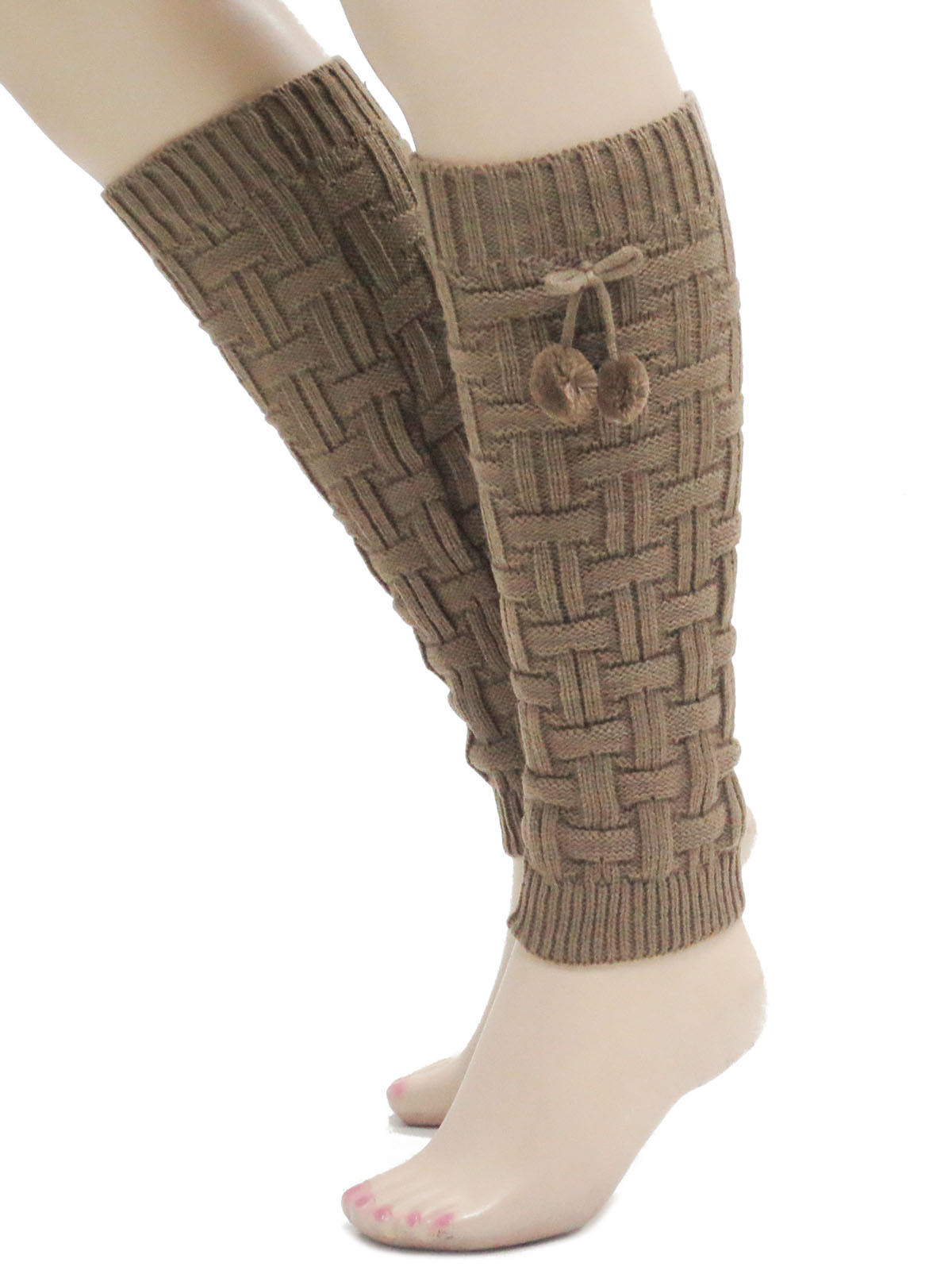 Acrylic Solid Leg Warmers for Women