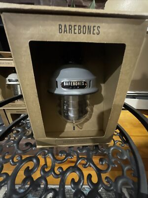 Barebones Living Beacon Hanging Lantern Slate Rechargeable Battery LIV-234 Grey