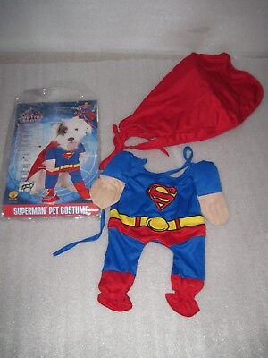 Rubie's Superman Dog Pet Costume Size Medium Justice League