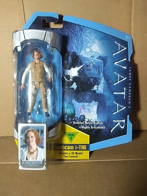 Avatar Dr. Grace Augustine 2009 Mattel 4 Inch Webcam Action Figure