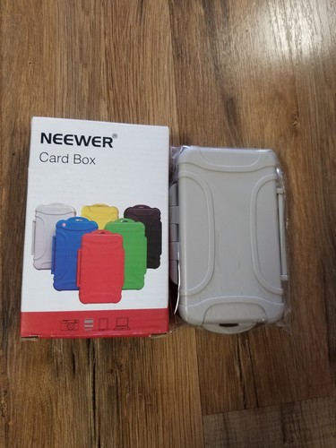Neewer Grey Portable Waterproof 14 Slot Memory Card Protector Case Holder Box