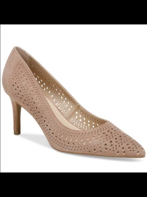 

Женские розовые кожаные туфли-лодочки ALFANI Jeules с острым носком на шпильках без шнуровки, размер 6 м, Розовый, JEULESPFL