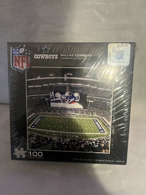 NFL Official Dallas Cowboys 100 Pc Stadium Puzzle Factory Sealed