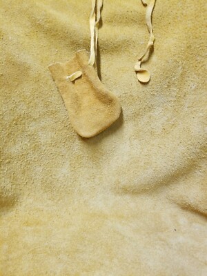 Native American Medicine Bag Large Leather 