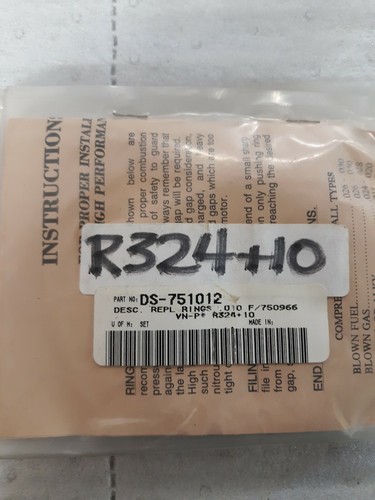 Ross H Piston Rings R324+10 | eBay