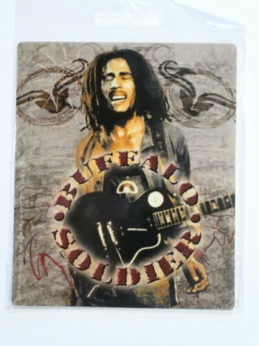 Bob Marley Buffalo Soldier Plastic Sticker