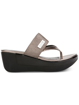 

KENNETH COLE Женские серые босоножки на платформе 1-1/2 дюйма Pepea на танкетке с ремешками на каблуке 8 м, Серый, RLS9061NE