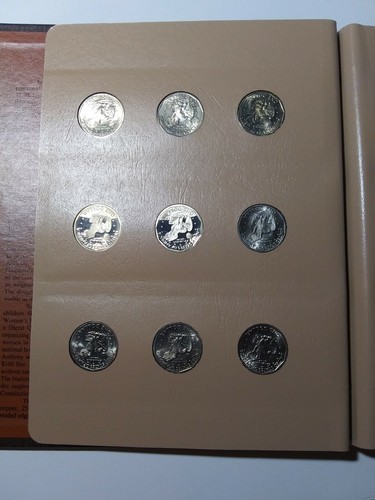 1979-1999 SUSAN B. ANTHONY SBA DOLLARS 17 - COIN SET IN DANSCO