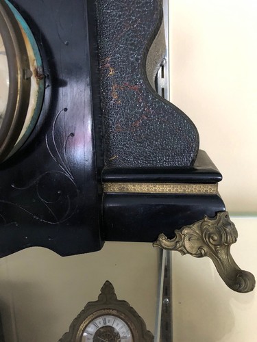 1890 Gilbert 'Curfew' Model Mantle Clock With Brass Bell On Top