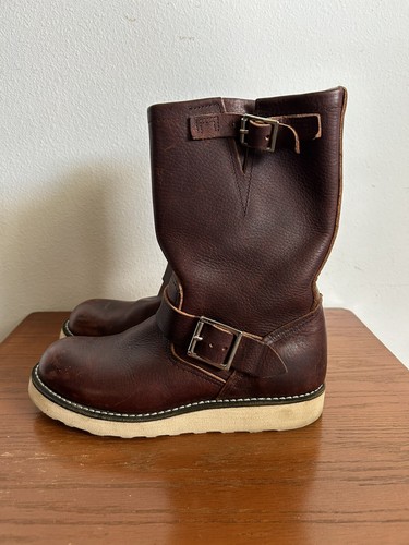 Red Wing Engineer Boots, Briar Oil Slick, 2970, Sz 5D | eBay