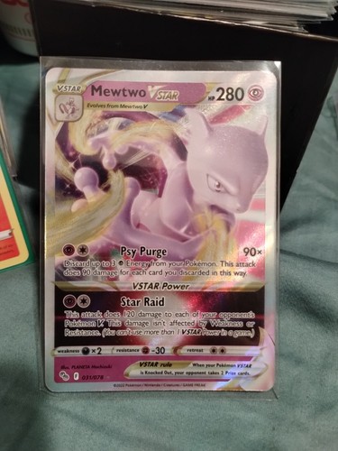 特別版 Mewtwo ホロカード　値下げしました Pokemon Crown Zenith Rare Holo Mewtwo VSTAR GG44 - Walmart.com