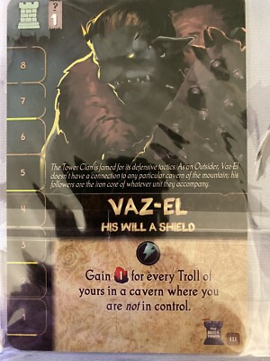 Fall of the Mountain King Vaz-El Promo Card Dice Tower 2023 Kickstarter