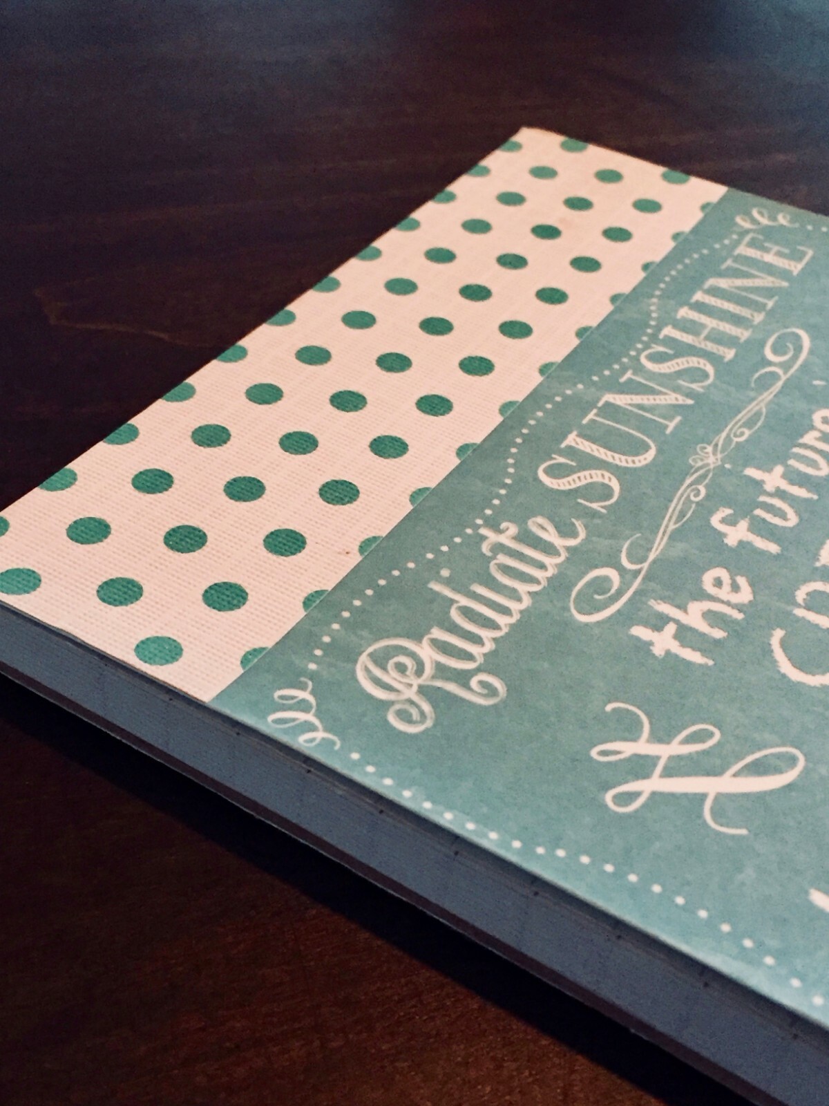 Motivational Notepad by Punch Studio, Radiate Sunshine, The Future is Created