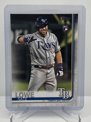 Nate Lowe RC Rookie 2019 Topps Update Series Photo Variation SP US 291