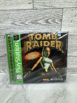 PLAYSTATION 1 - TOMB RAIDER Game New FACTORY SEALED Greatest Hits PS1