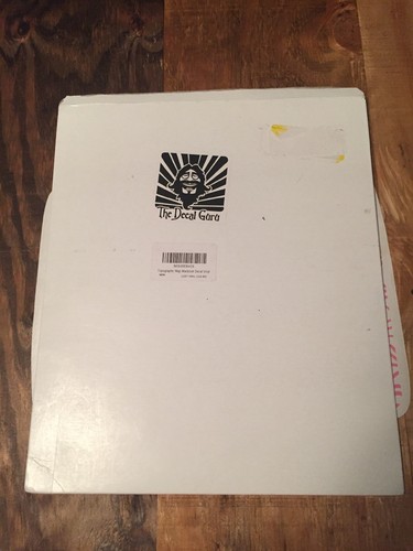 The Decal Guru Topographic Map Vinyl Sticker Macbook NEW