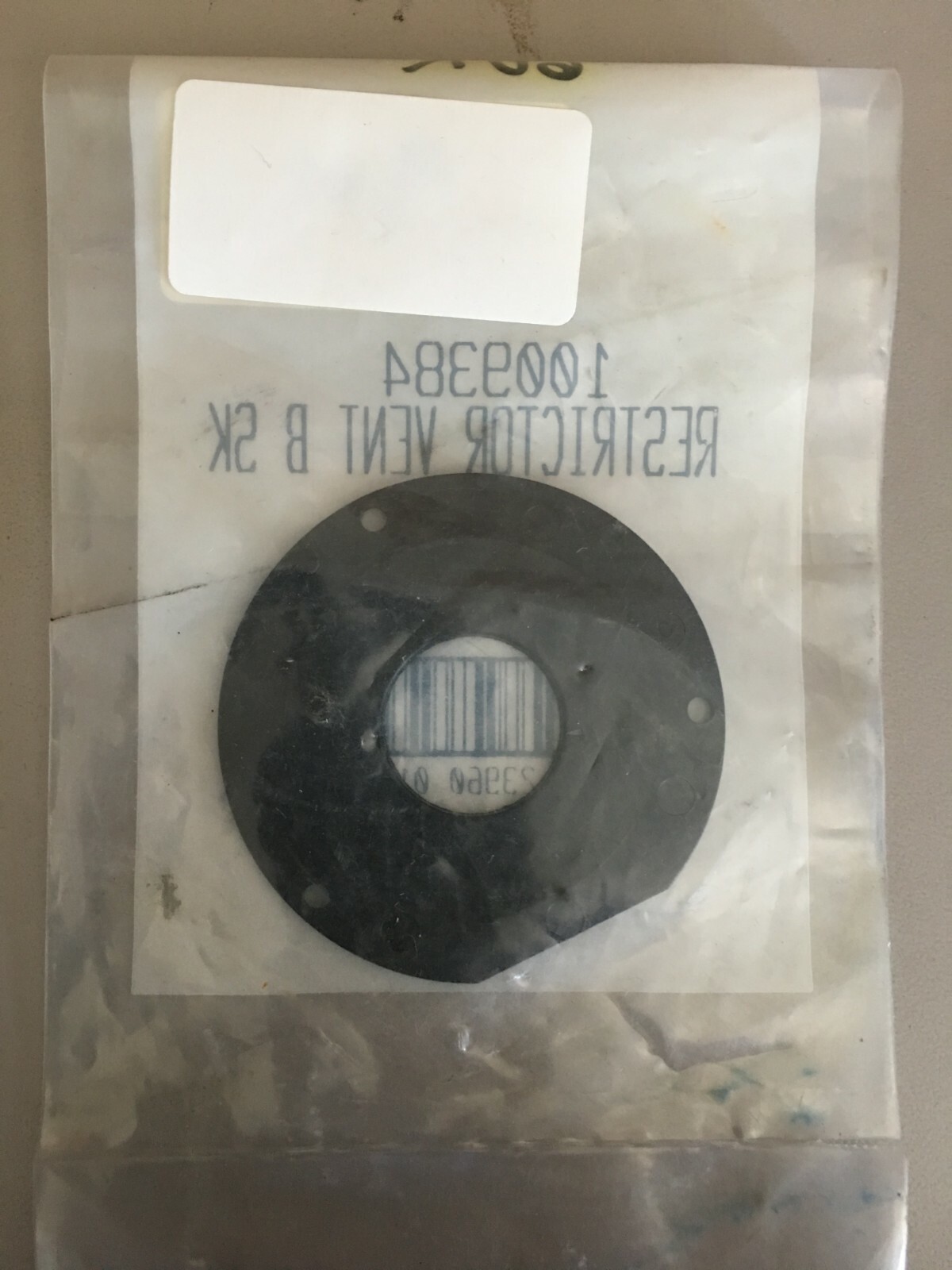 Restrictor Vent  B SK 1009384