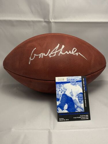 Authentic Autographed Don Shula Football