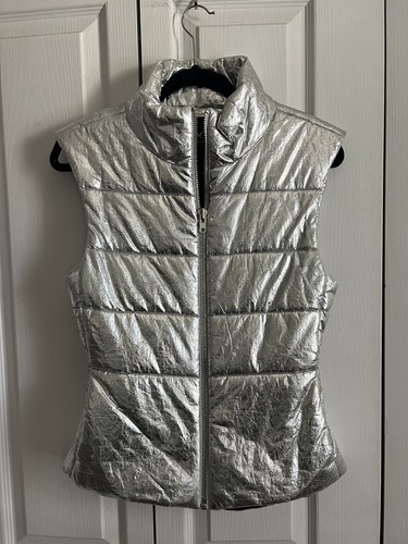 Monika Chiang Women Zip Up Vest sz S | eBay