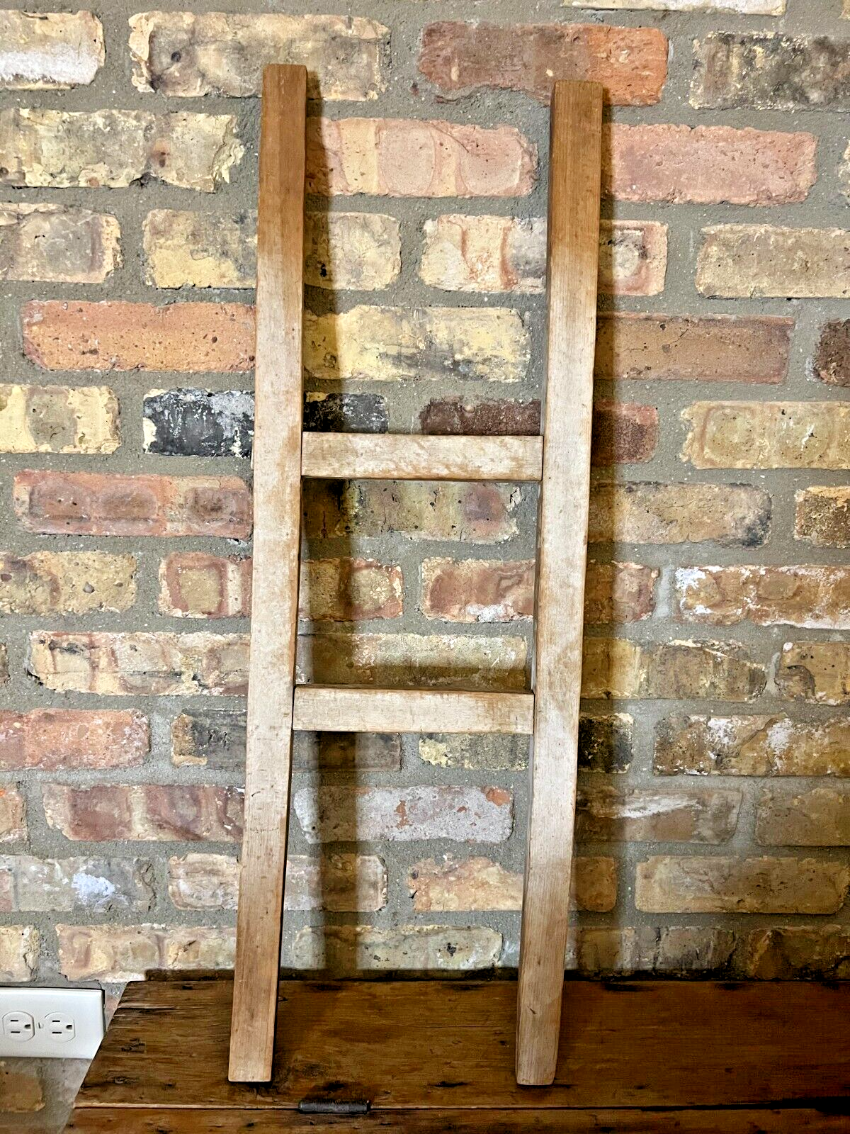 Antique Primitive Wooden Cheese Ladder