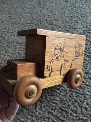 Toystalgia, Inc 1977 Wooden Truck Bank | eBay