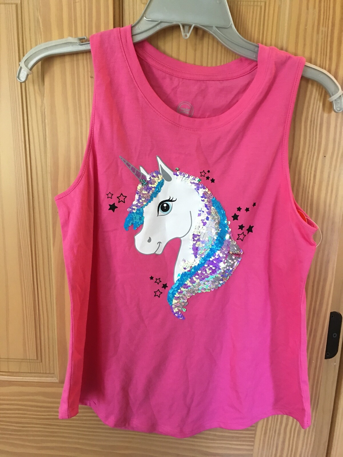 NWT Wonder Nation Unicorn Tank Top Tee Shirt Top Girls Pink
