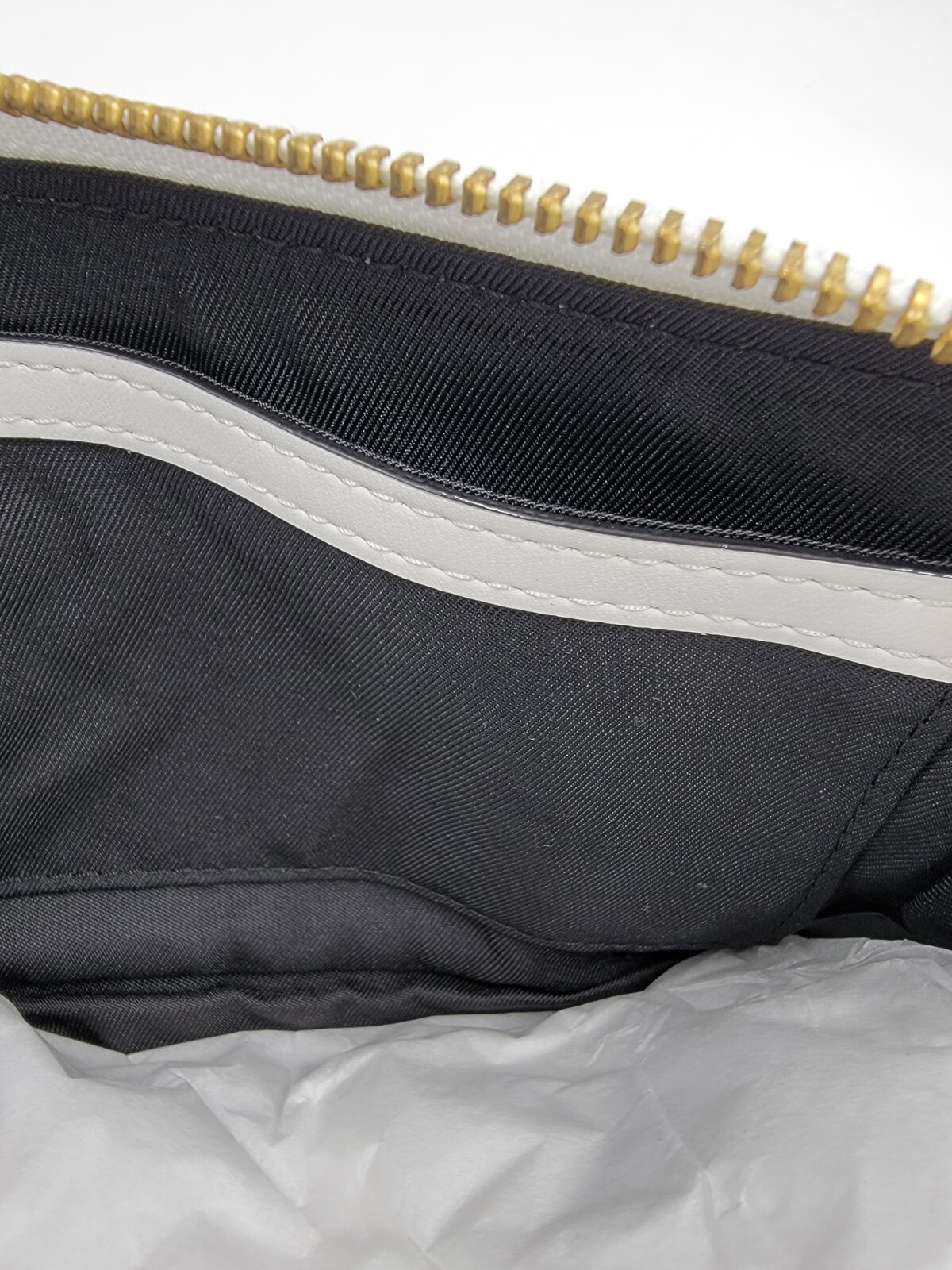 Circus by Sam Edelman Smooth Malibu Slim Crossbody Bag Women's White Zip Closure - Picture 9 of 14