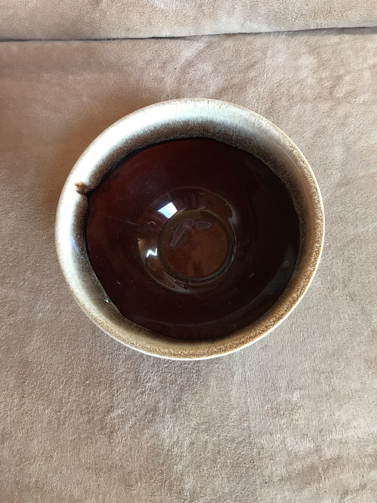 Vintage~Brown Drip~Dish~Bowl~Decor~8