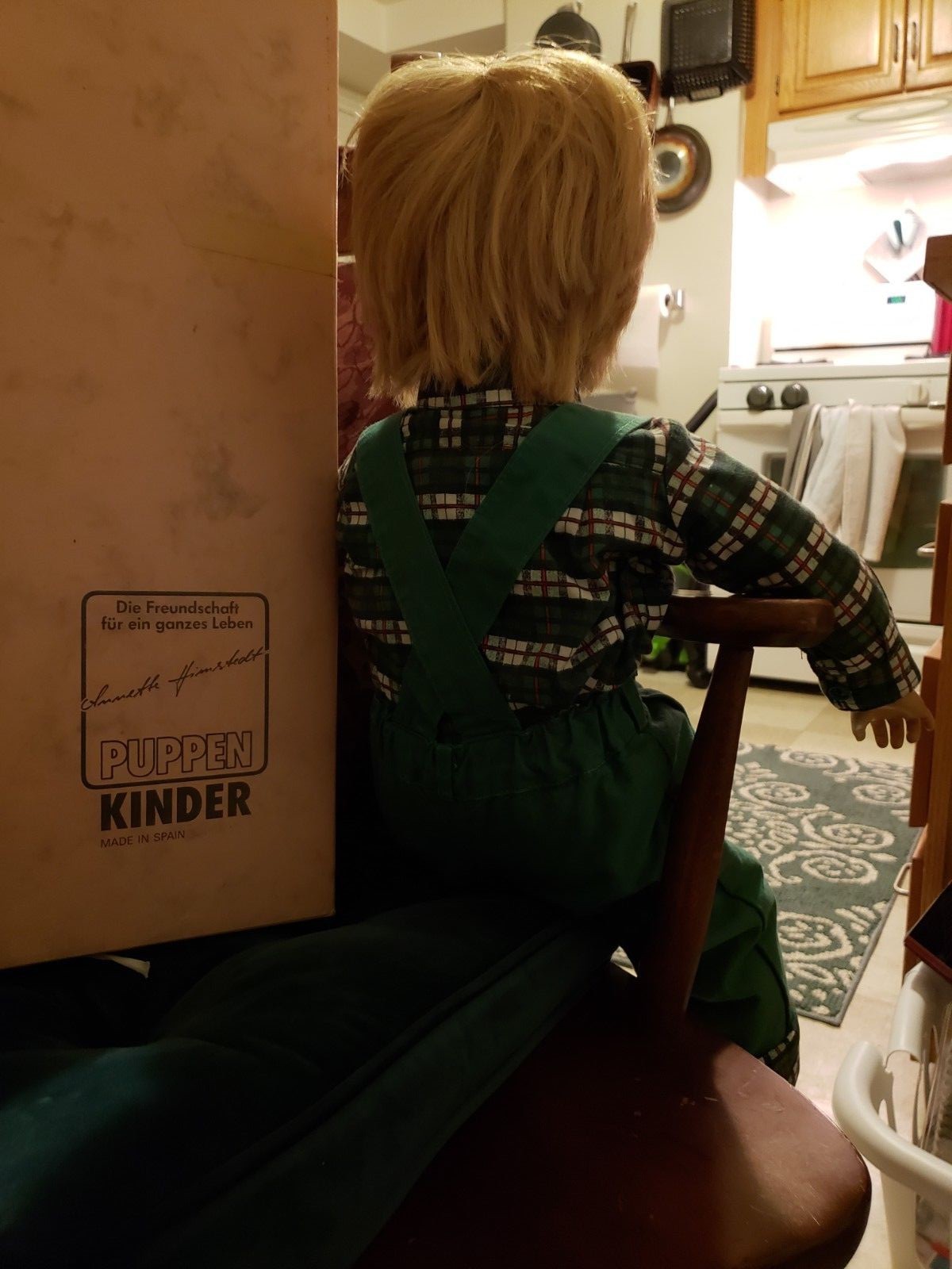 Annette Himstedt Bastian Doll 3805 The Barefoot Children Series COA, Book & Tag