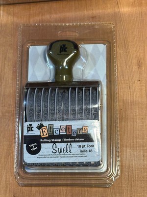 Provo Craft Etcetera Swell Rolling Stamp, 18 pt. Font Alphabetic 